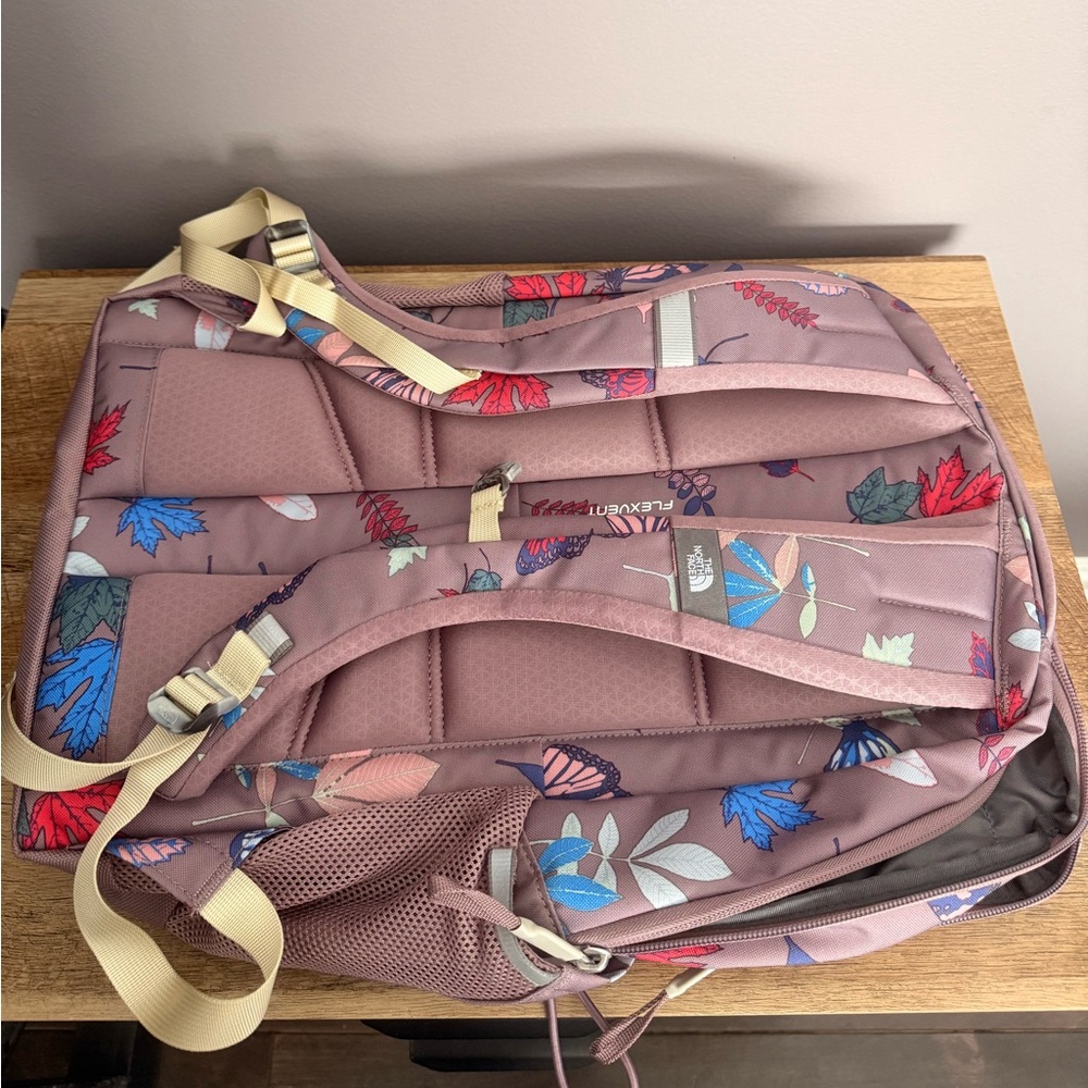 The North Face Mauve Floral & Butterfly Backpack - Picture 12 of 12